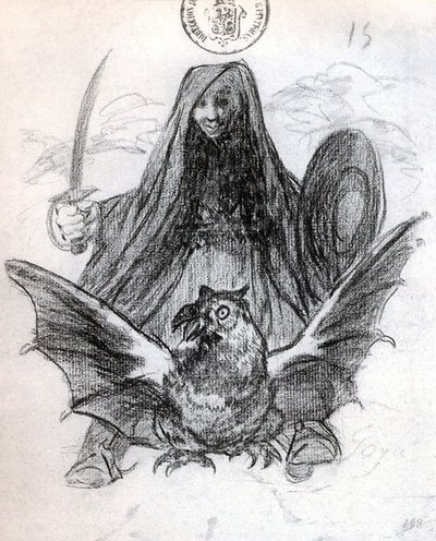 Possibly on War or Evil by Francisco de Goya